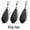 85g 3pcs, variant on Carp fishing weight, 56g/71g/85g/99g/113g, suitable for freshwater and seawater, not easily corroded