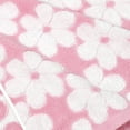 thumbnail image 4 of Pink Bath Towels Set of 2, Super Absorbent & Decorative 27.5x55 Inches, Cute Floral Jacquard Shower Towel for Bathroom, Cotton, 4 of 15