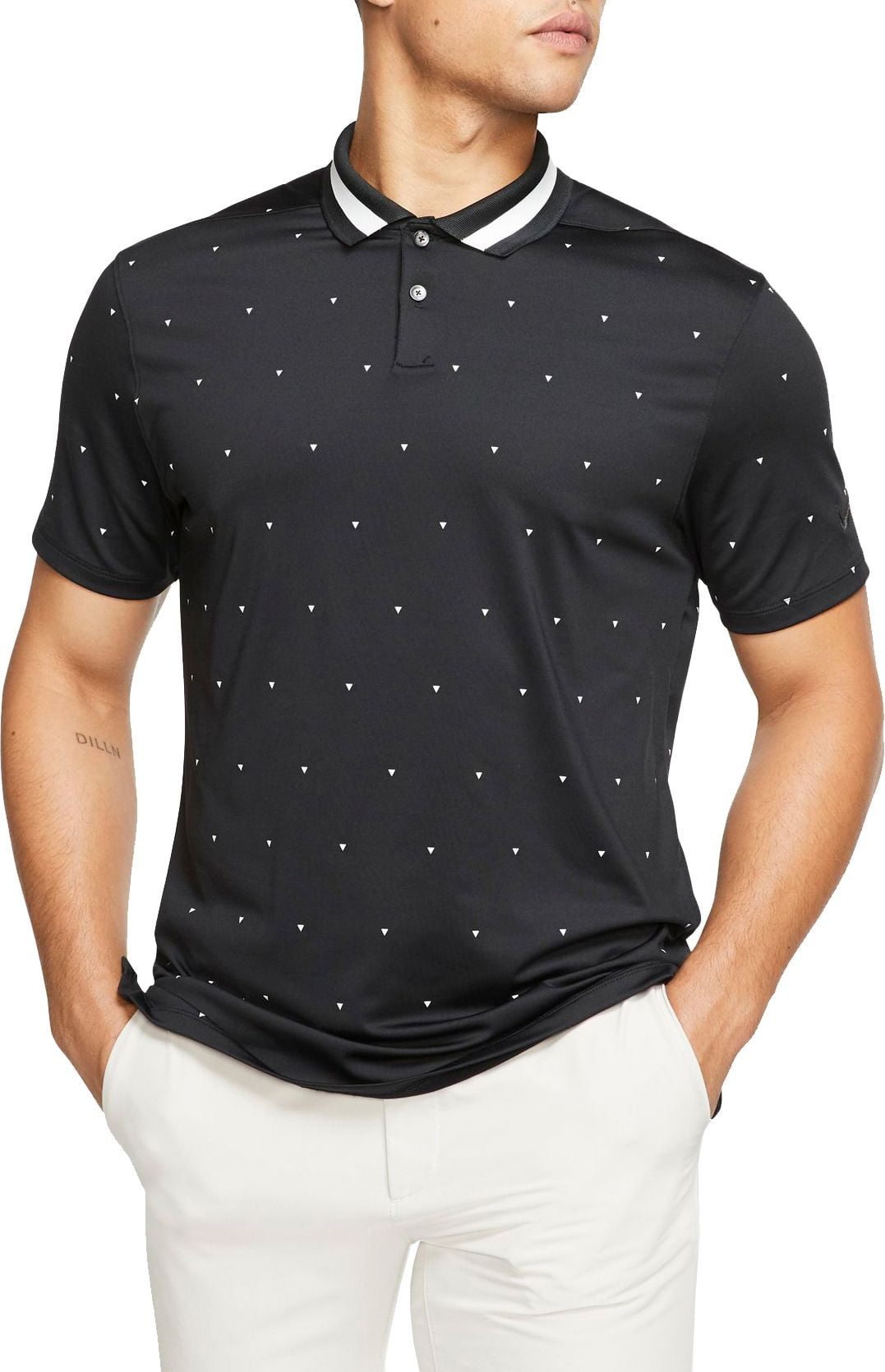 nike men's vapor triangle golf polo