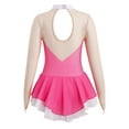 thumbnail image 5 of Aislor Girls Sequins Diamonds Leotard Dancewear Kids Long Sleeves Mesh Ballet Dress, 5 of 7