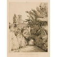 thumbnail image 2 of Isidore Pils 19x24 Gold Ornate Framed and Double Matted Museum Art Print Titled - Entrance to Villa Medicis, French Academy of Painting in Rome, 2 of 4