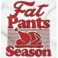 thumbnail image 2 of Fat Pants Season Thanksgiving Turkey Unisex Fleece Graphic Zip Up Hoodie Brisco Brands 4X, 2 of 5