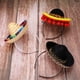 thumbnail image 3 of 3Pcs Sombreros de paja mexicanos Sombrero de México Festival Sombrero de paja Sombrero de estilo mexicano Sombreros, 3 of 3