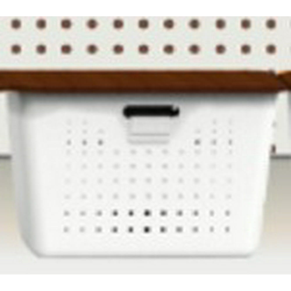 3pc Set Storage Containers with Lids White