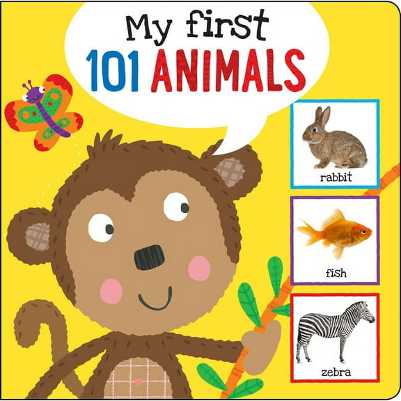 I'm Learning My First 101 Animals! Board Book, (Hardcover)