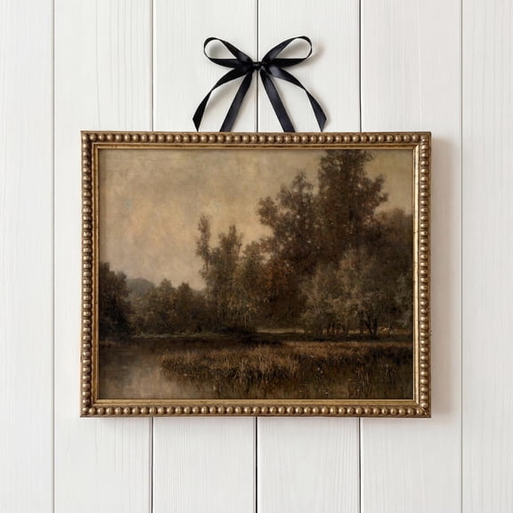Vintage Fall Landscape Wall Art Print
