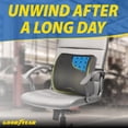 thumbnail image 3 of Goodyear Lumbar Support Pillow, Air-flow Gel Memory Foam Back Support for Car Office Home, 14" Length, 3 of 6