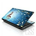 thumbnail image 2 of LSS 17 17.3 inch Laptop Notebook Skin Sticker Cover Art Decal For Hp Dell Lenovo Apple Asus Acer Fits 16.5" 17" 17.3" 18.4" 19" with 2 Wrist Pads Free - Music Notes, 2 of 2