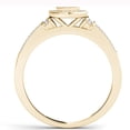 thumbnail image 3 of 1/6 Ct TDW Diamond 10KYellow Gold Halo Engagement Ring, 3 of 5