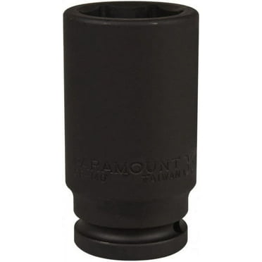 Paramount 33mm Deep Impact Socket, 6 Points, 3/4" Drive, 3-35/64" Overall Length