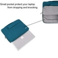 thumbnail image 3 of MOSISO 12" Polyester Notebook Laptop Sleeve Bag for MacBook 12 Inch with Retina Display 2017/2016/2015 Release Tablet Bag Carrying Case Cover, Deep Teal, 3 of 7