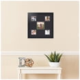 thumbnail image 2 of ArtToFrames Collage Photo Picture Frame with 1 - 5x5 and 4 - 3x3" Openings, Framed in Black with Black and Black Mats (CDM-3926-65), 2 of 8