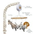thumbnail image 2 of Lambs & Ivy Jungle Adventure Elephant/Lion Musical Baby Crib Mobile Soother Toy, 2 of 7