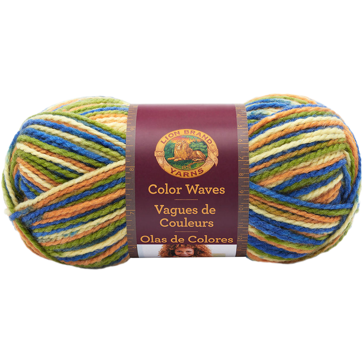 Lion Brand Color Waves Yarn-Cactus Flower - Walmart.com