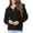 Black, variant on Taigaofy Women's Half Zip Sweaters Casual Long Sleeve V-Neck Collar Ribbed Knitted Slouchy Pullover Tops Khaki L