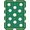 Green, Pattern 7, variant on Design&I 8'x10' Washable Area Rug Sport Park Layout With Flag Pin And Fairway Stripe Design Golf Ball Refined for King Size Bedroom, Under Bed, Sleek Flatweave Pet Friendly