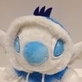 thumbnail image 4 of NEW Winter Blue/White Stitch Plush Toy Little Monster Soft Stuffed Doll Kids Gift 8 Inches, 4 of 7