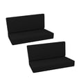thumbnail image 4 of lacooooppia RV Dinette Cushion ers Rv Cushion Slipers 2 Easy to Install Outdoor RV Sofa ers Furniture Protector Black, 4 of 8