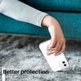 thumbnail image 5 of Shockproof Liquid Silicone Designed for iPhone 12 Case and iPhone 12 Pro Case Gel Rubber Full Body Protection Anti-Shock Cover Case Drop Protection 6.1inch-White, 5 of 11