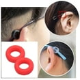 thumbnail image 6 of 2Pcs Eyeglass Ear Grips Temple Tips Non Slip Ear Clips Convenient for Sunglasses Red, 6 of 8