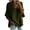 Green, variant on Women's Button Shirt V-Neck Short Sleeve Relaxed Fit Solid Color Breathable Top Summer Casual Everyday Tee Style Blouse with Lightweight Fabric White XXL