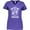 Purple, variant on Inktastic Tractor Woman Women's V-Neck T-Shirt