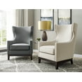 thumbnail image 3 of Steve Silver Roswell Beige Linen Accent Chair with Nailhead Trim, 3 of 8