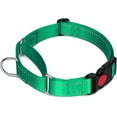 thumbnail image 1 of HAHDAXIA Collier Martingale pour Chiens, Collier pour Chien Réfléchissant Robuste pour la Sécurité, Boucle à Dégagement Rapide, Colliers en Nylon Ajustables pour Chiens Moyens pour la Marche et l'Entraînement, Vert, m, 1 of 7