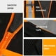 thumbnail image 4 of Chaleco de seguridad SULWZM con bolsillos reflectantes con cremallera XXL negro, 4 of 6