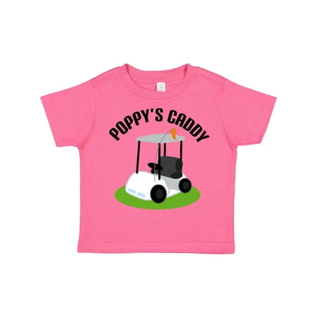

Inktastic Poppy s Caddy Golf Cart Grandchild Gift Toddler Boy or Toddler Girl T-Shirt