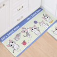 thumbnail image 1 of LAICAIW Cat Cartoon Mat Bedroom Kitchen Carpet Area Rug Non Slip Decorative Floor for Kids Girls (19.6"*47.2"), 1 of 4