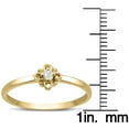 thumbnail image 5 of SuperJeweler Vintage Diamond Promise Ring In Yellow Gold For Women, 5 of 6