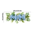 thumbnail image 3 of Gmogad 25.6in Artificial Peony Flower Garland Swag for Front Door Wedding Arch Home Decor Realistic Fake Flowers Hanging Decoration, 3 of 6