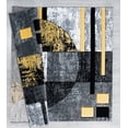 thumbnail image 3 of United Weavers Drachma Attica Modern Abstract Area Rug, Yellow, 7'10" x 7'10", 3 of 5