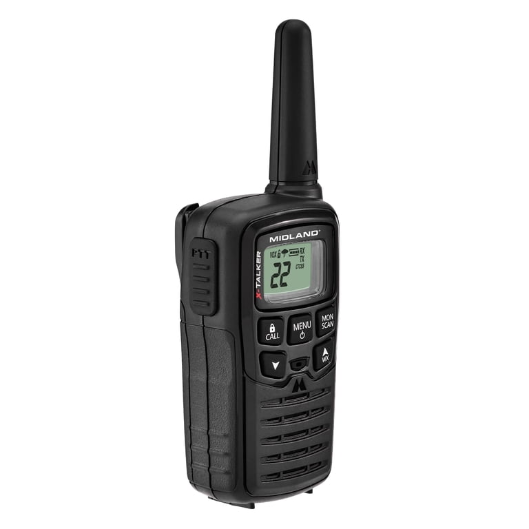 Midland, Walkie Talkie, T10, Up to 20 Mile Range with Weather