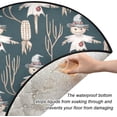 thumbnail image 3 of Watercolor Autumn Scarecrow Christmas Tree Mats Waterproof Tree Skirt, Xmas Tree Stand Tray Mat Floor Protector Pad for Holiday Party Decoration, 28.3", 3 of 6