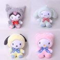 thumbnail image 2 of Sanrio-juguetes de peluche de Hello Kitty Kuromi My Melody Kawaii, accesorios de peluche bonitos, dibujos animados, regalos de Navidad para niñas y niños, 22Cm Fivean unisex, 2 of 2