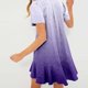 thumbnail image 3 of WILLBEST Vestidos para Mujer Verano Vestido Casual de Mujer Manga Corta Dobladillo Acampanado Vacaciones Uso Diario Básico Degradado Verano Primavera Otoño Atuendo Grande​​, 3 of 3