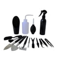 thumbnail image 1 of Juego de herramientas de jardín, 15 piezas de herramientas manuales de jardinería, juego de herramientas manuales de jardín ABS, mini juego de herramientas para plantas suculentas con bolsa, 1 of 5