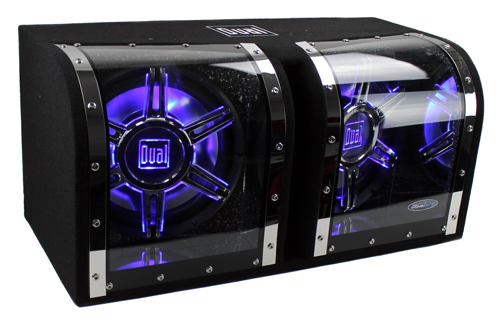 New DUAL BP1204 12" 1100W Car Audio Subwoofers Subs+Bandpass Box