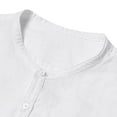 thumbnail image 4 of Kiplyki Wholesale Men's Baggy Cotton Linen Soid Color Short Sleeve T Shirts Tops Blouse, 4 of 9