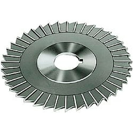 

Made in USA 4 Diam x 5/64 Thick Straight Tooth Side Chip Saw 1-1/4 Arbor Hole Diam HSS Uncoated 36 Teeth with Keyway