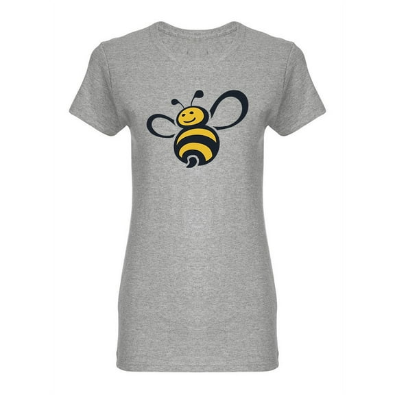 Cute Bee Shaped T-Shirt Women -Image by Shutterstock, Female Large
