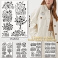 thumbnail image 2 of 1Set Non-Woven Water Soluble Embroidery Patterns Wash Away Embroidery Stabilizer Stick and Stitch Embroidery Paper Flower 297x210mmm 4pcs/set, 2 of 6