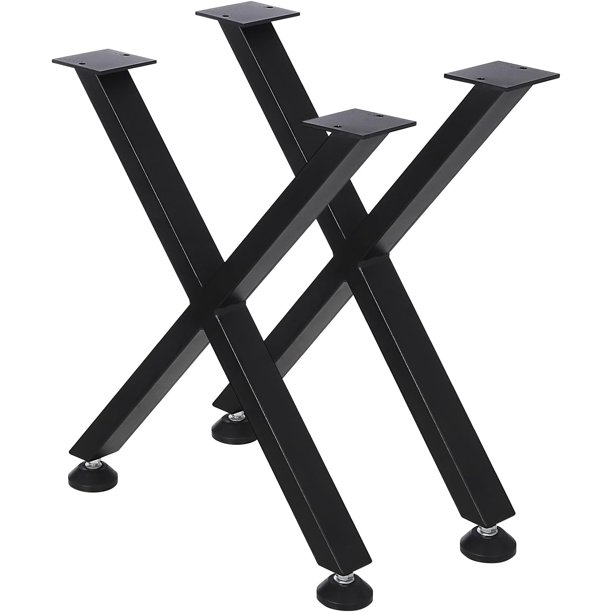 Mesa Metálica Legs 28 Inch Mesa Legs Replacement Resistente Cuadrado Tube Escritorio Legs Furniture Legs para Coffee Mesa Resistente Robusto Leg cm de Profundidadining Mesa Set de 2