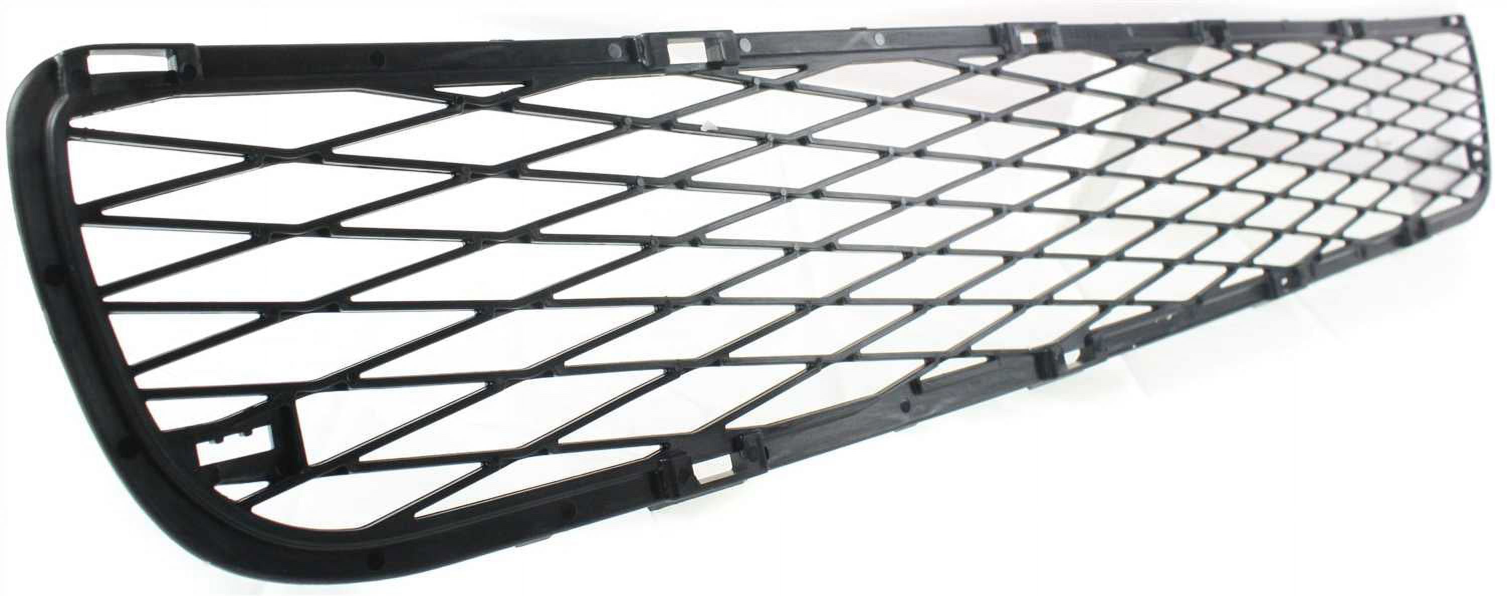 Bumper Grille Compatible With 2007-2008 Toyota Yaris Front, Lower Black
