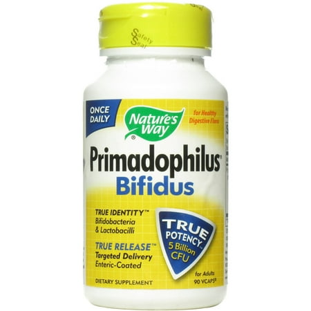 Nature's Way Primadophilus Bifidus Vegetarian Capsules, 90 CT