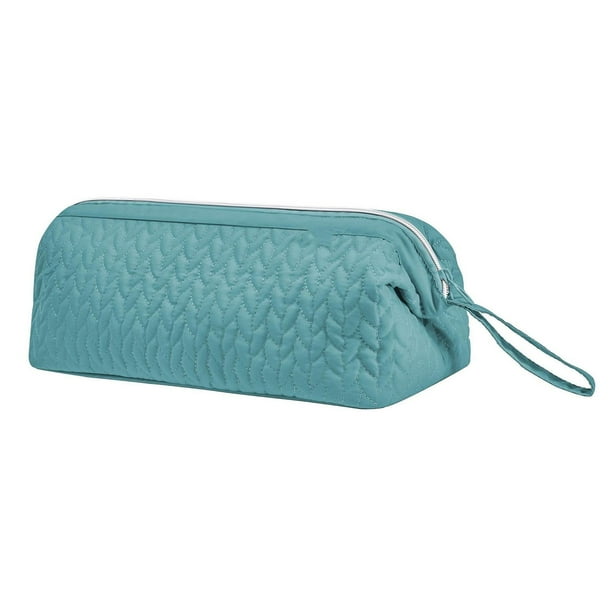 Bolsa de viaje para herramientas de peluquería, bolsa de almacenamiento para plancha de pelo, profesional antiescaldaduras Verde