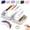 White, variant on Waterproof Pill Pouch Set, 14PCS Color-Coded 7-14 Day Travel Pill Organizer, Resistant Soft Shell Binder Pouch Case for Daily Medication and Outdoor Travel Use