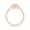 thumbnail image 2 of ANGARA Natural 0.25 Ct. Diamond Vintage Inspired Engagement Ring in 14K Rose Gold for Women (Ring Size: 12), 2 of 9